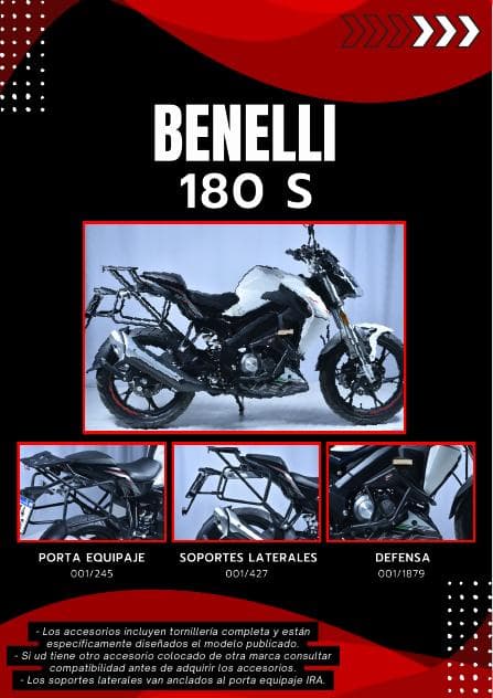 Portaequipaje para Benelli 180 S