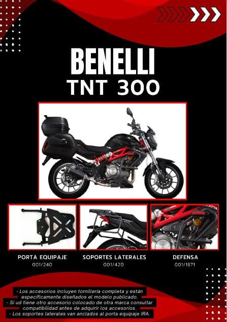 Portaequipaje para Benelli TNT 300